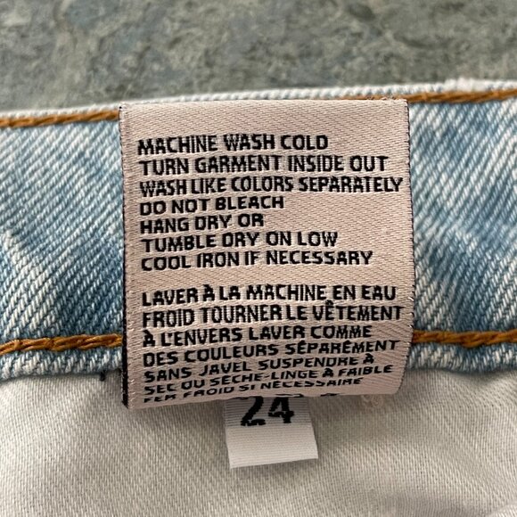 REVICE Yin Yang Crops/Tokyo Wash Denim Jeans | Size 24 | Lightly Worn - Picture 9 of 11